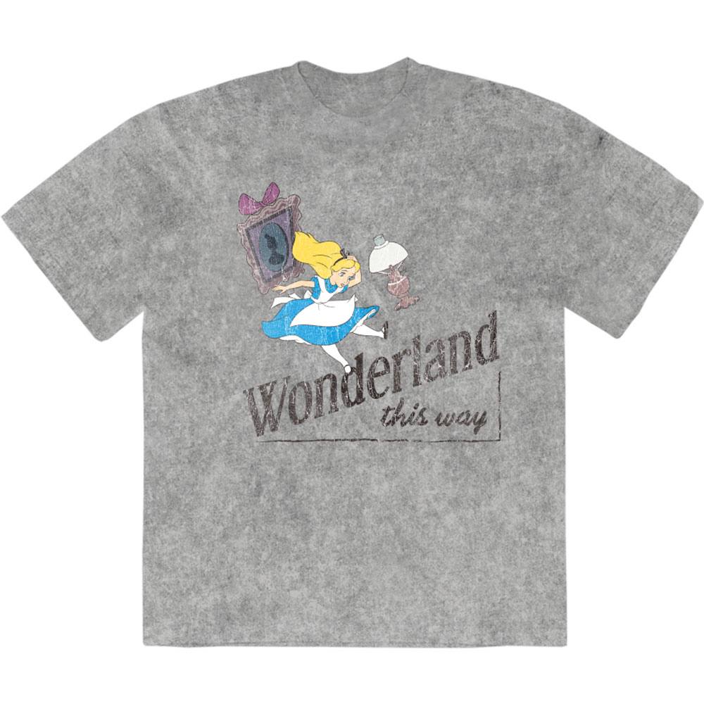 Disney - Alice In Wonderland - Wonderland This Way T-shirt Homme - Gris